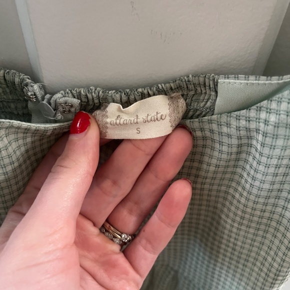 Green Gingham Dress - Picture 2 of 3